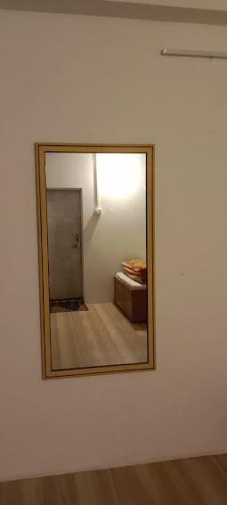Dressing mirror in the bedroom