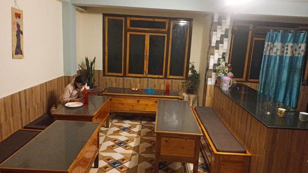 Indoor dining area
