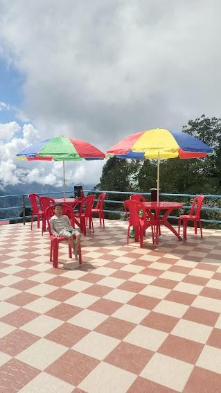Outdoor dining space