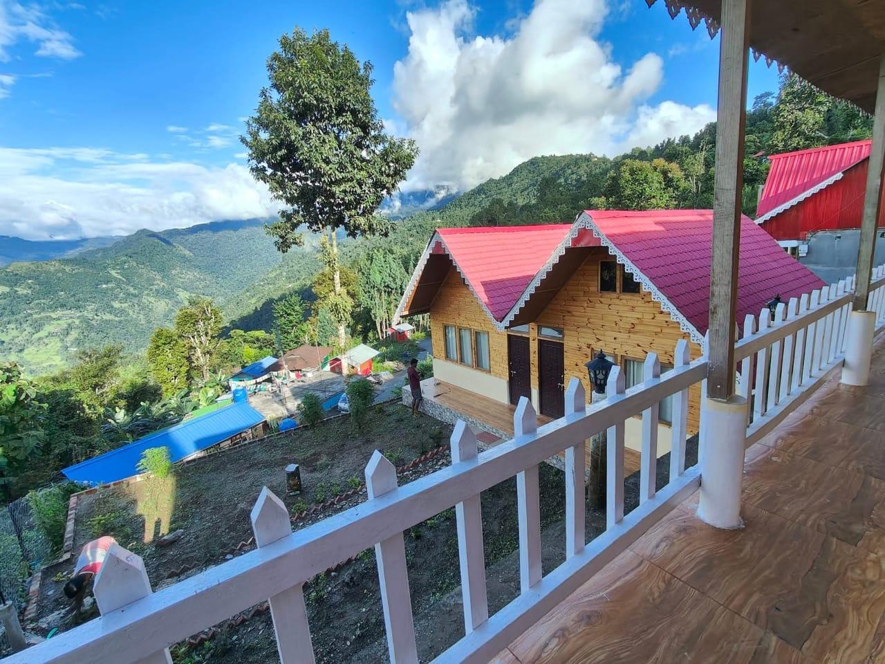 Valley view from the balcony