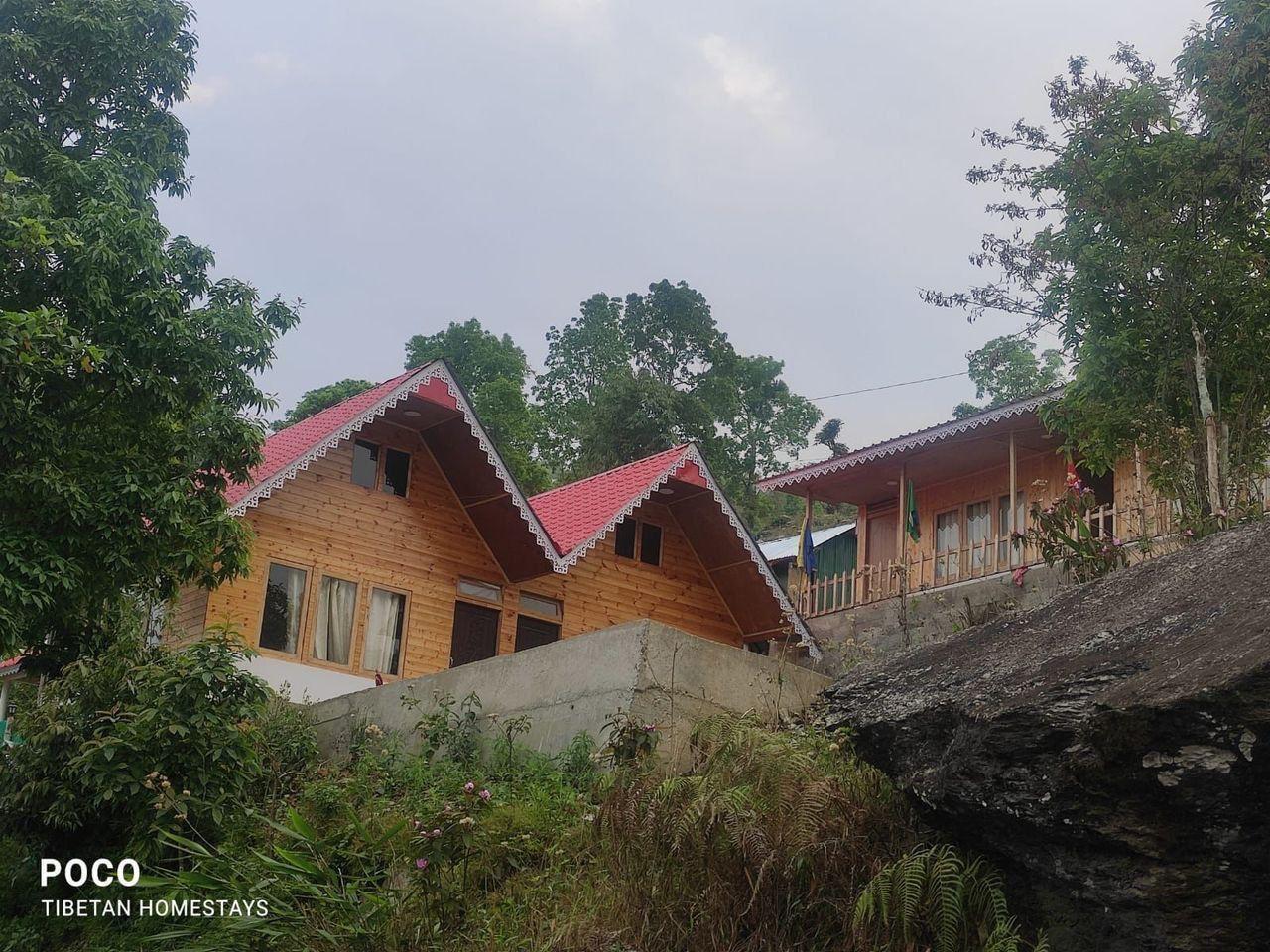 The homestay seen from the road