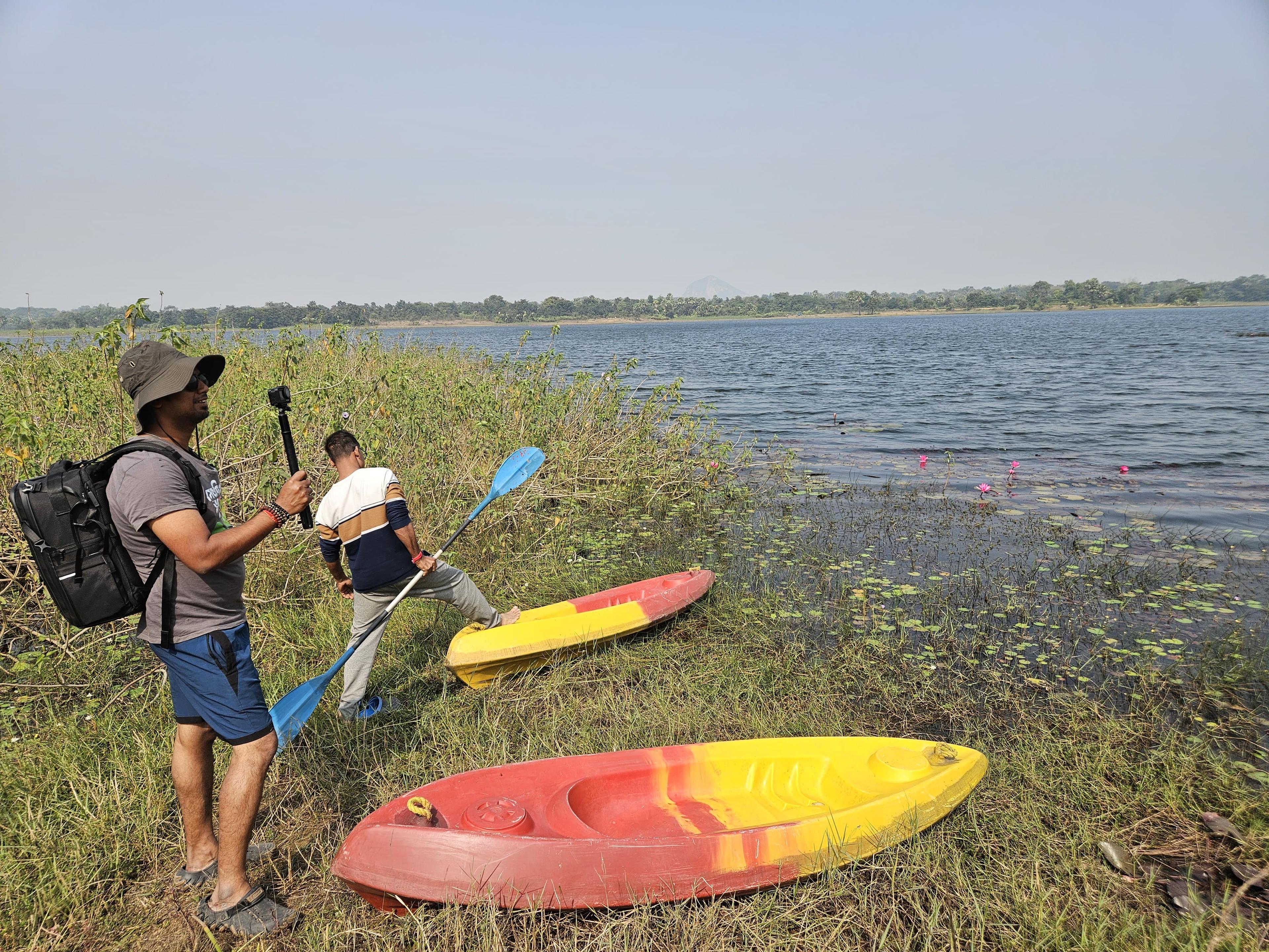 Kayaking at Futiary Dam