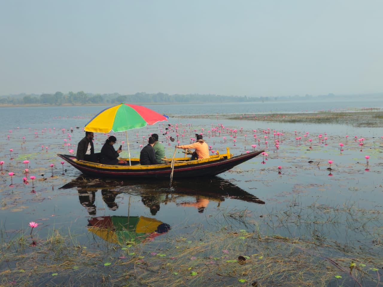Boating at Futiary Dam