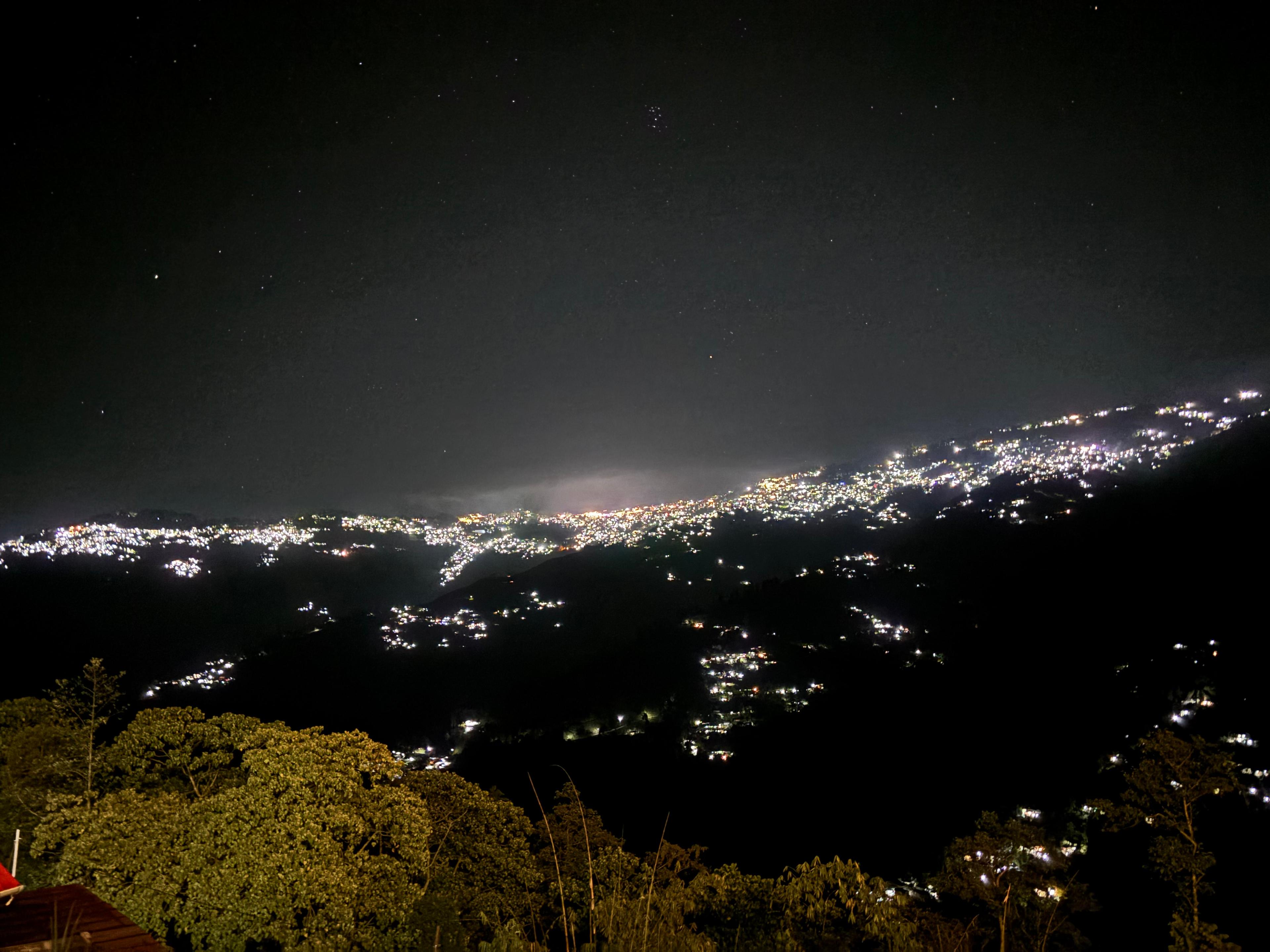 Night View from Risheehat Homestay