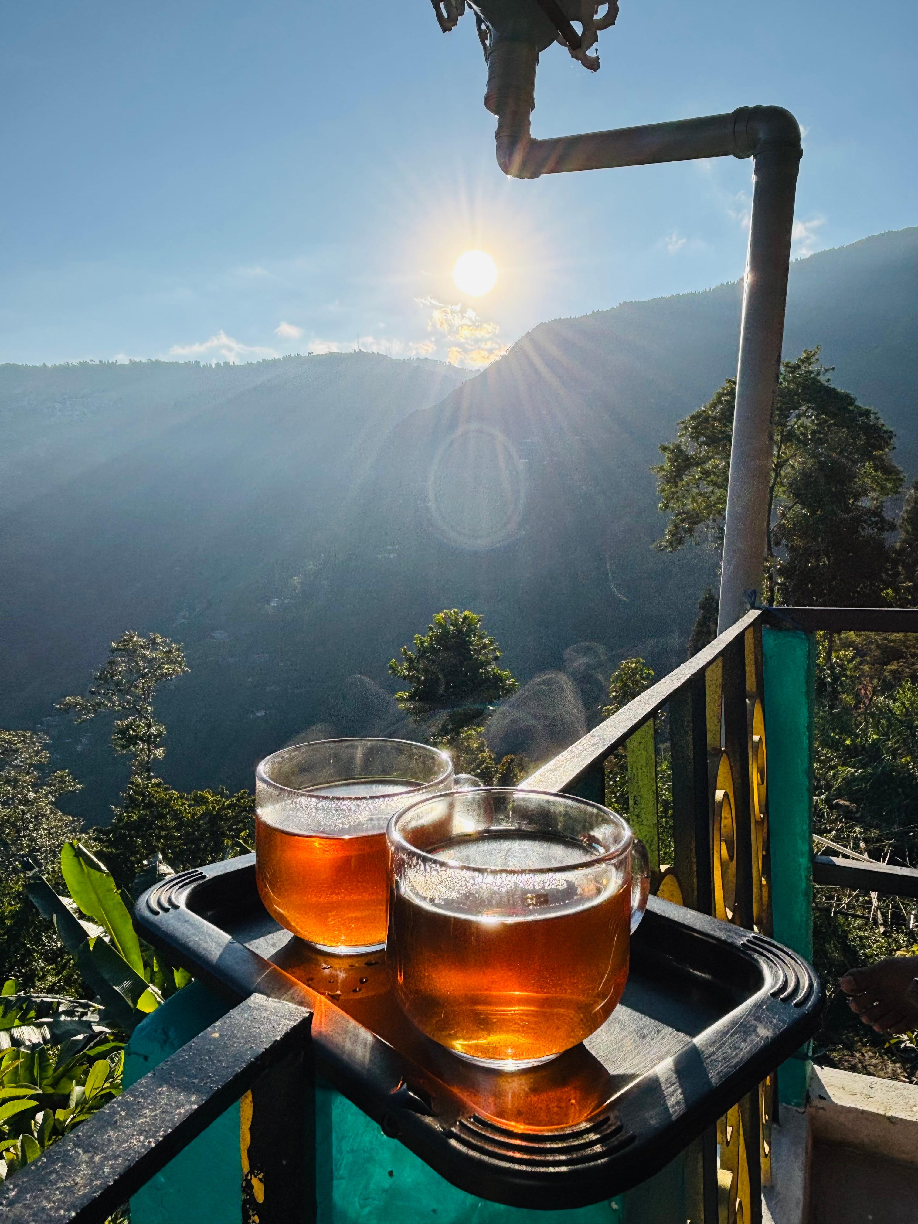 View from Risheehat Homestay