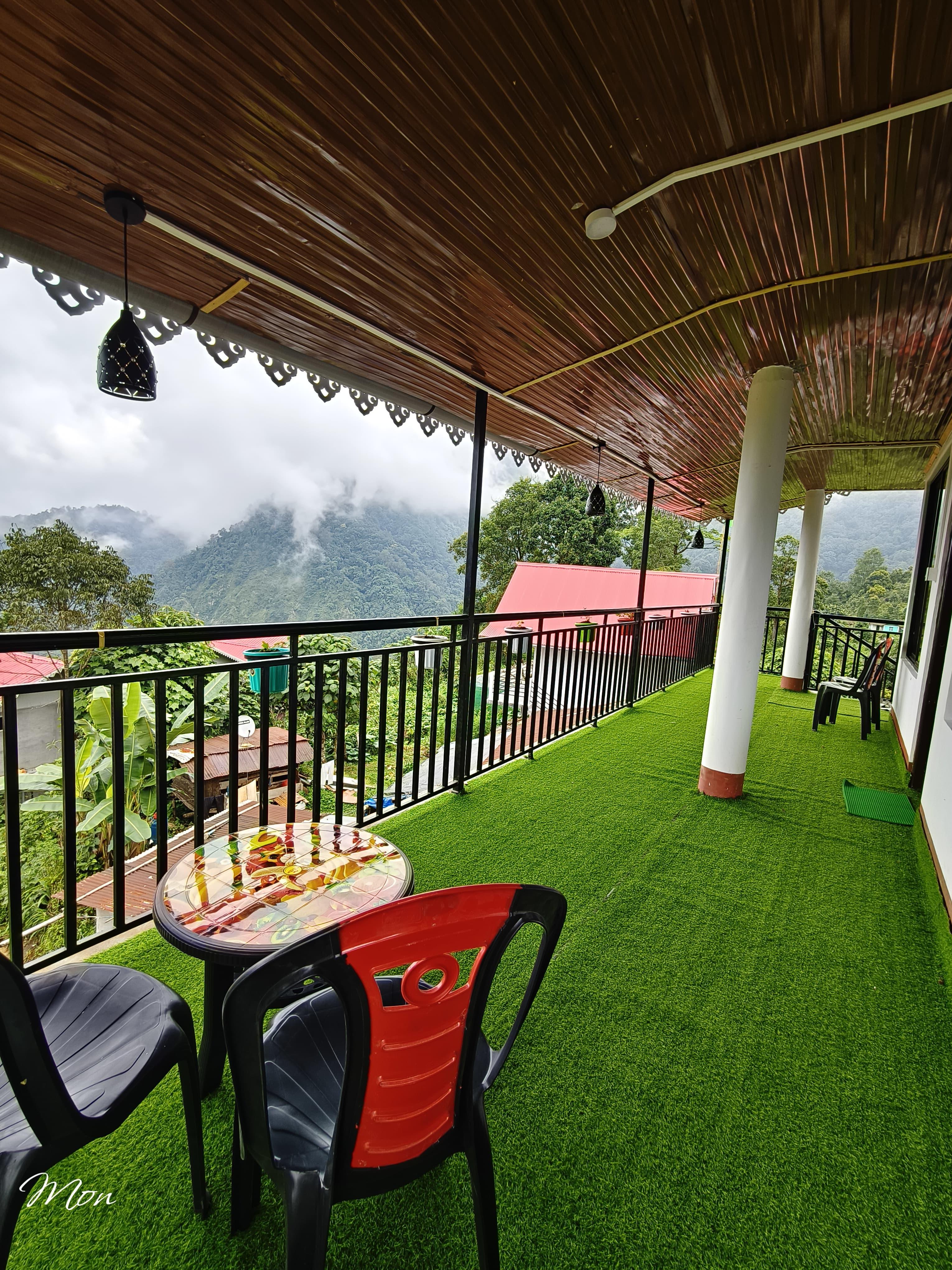 varanda of homestay